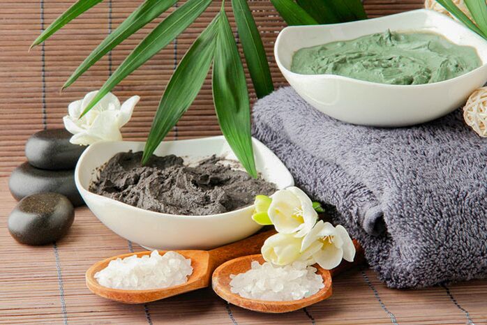 Clay and salt - folk remedies for back pain
